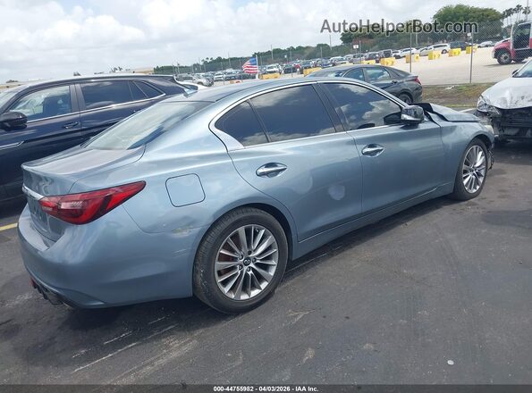 JN1EV7AP0JM366565 2018 INFINITI Q50 Light Blue Tył prawy