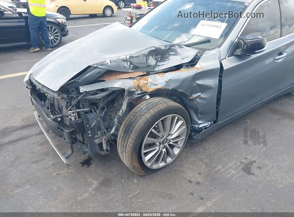 JN1EV7AP0JM366565 2018 INFINITI Q50 Light Blue Widok z przodu