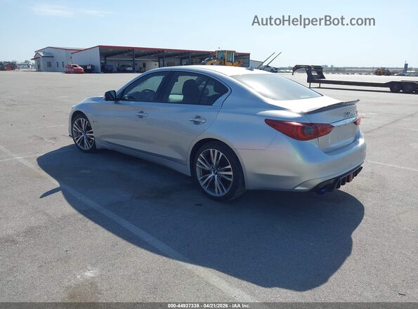 JN1EV7AP4JM358405 2018 INFINITI Q50 Серебряный Задняя левая четверть