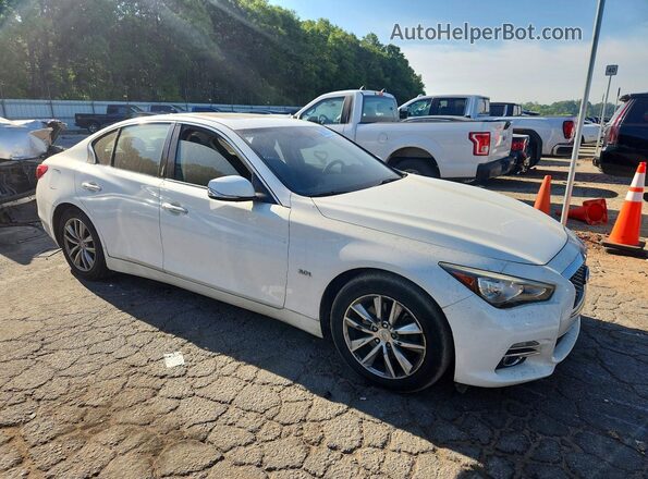 JN1EV7AP5HM742476 2017 INFINITI Q50 Белый Передняя правая четверть
