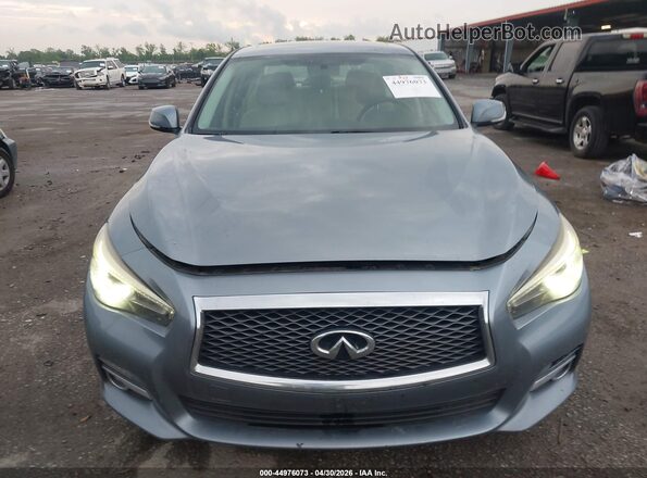 JN1EV7AP5HM743532 2017 INFINITI Q50 Blue Вид задньої частини салону