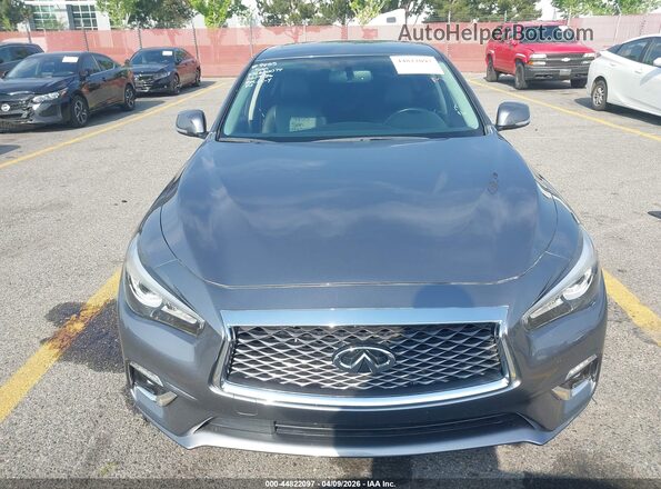JN1EV7AP6LM203891 2020 INFINITI Q50 Gray Rear interior view