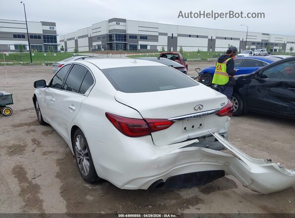 JN1EV7AP8JM367074 2018 INFINITI Q50 Белый Задняя левая четверть