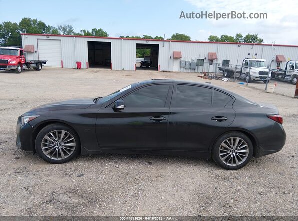 JN1EV7AP9JM359260 2018 INFINITI Q50 Черный Вид задней части салона