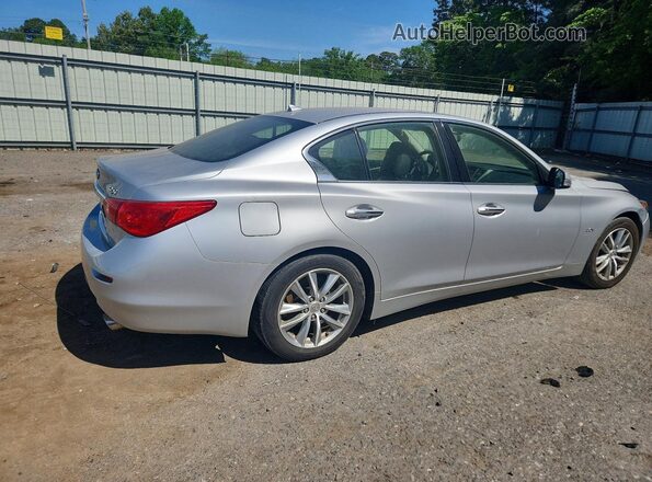 JN1EV7APXHM736124 2017 INFINITI Q50 Silver უკანა მარჯვენა