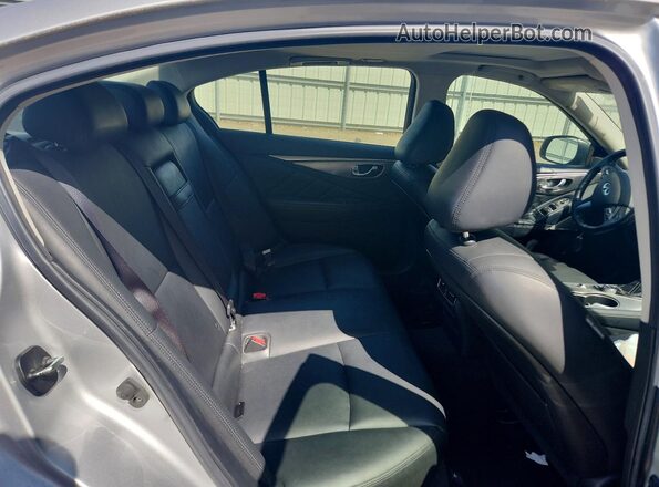JN1EV7APXHM736124 2017 INFINITI Q50 Silver უკანა სავარძლების ხედი