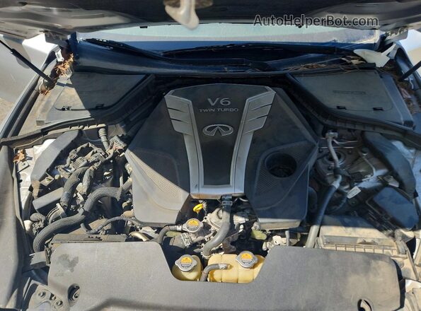 JN1EV7APXHM736124 2017 INFINITI Q50 Silver უკანა სალონის ხედი