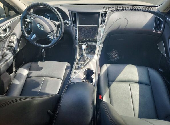 JN1EV7APXHM736124 2017 INFINITI Q50 Silver წინა პანელის ხედი