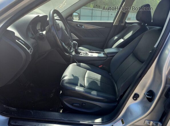 JN1EV7APXHM736124 2017 INFINITI Q50 Silver წინა სალონის ხედი