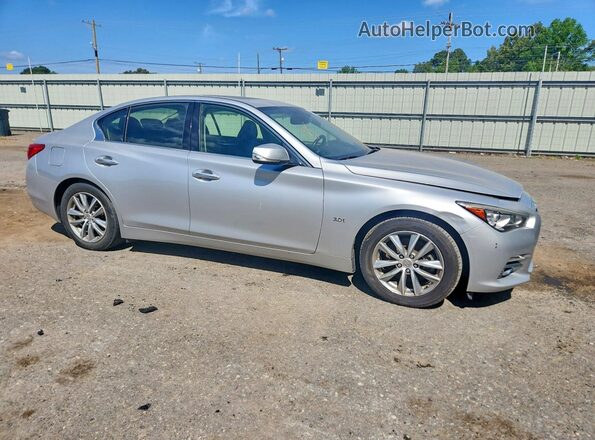 JN1EV7APXHM736124 2017 INFINITI Q50 Silver წინა მარჯვენა