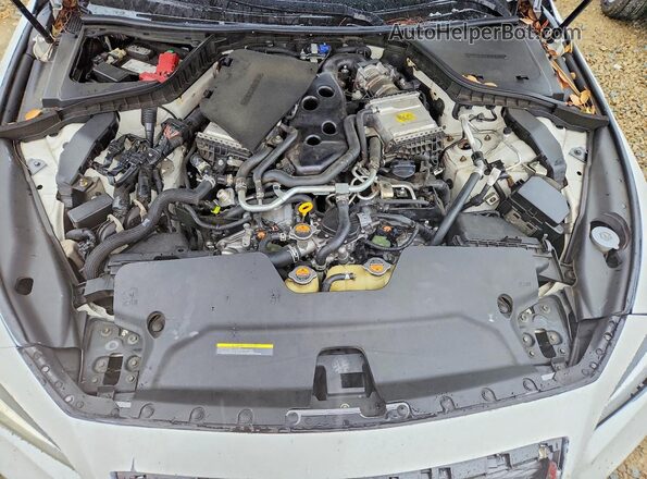 JN1EV7APXJM353676 2018 INFINITI Q50 Белый Вид задней части салона