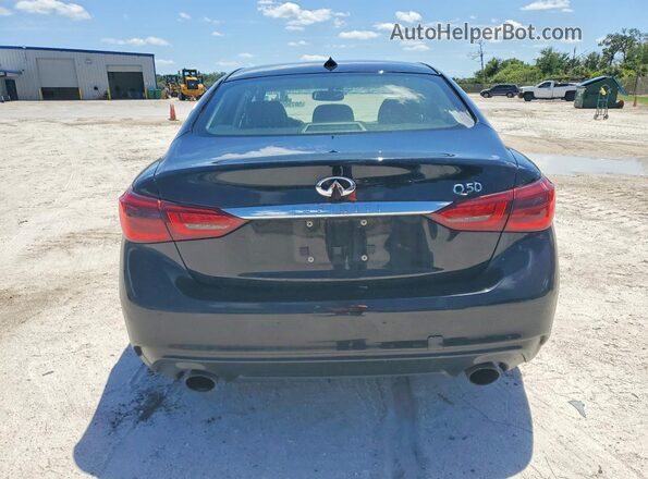 JN1EV7APXLM207250 2020 INFINITI Q50 Black Вид ззаду