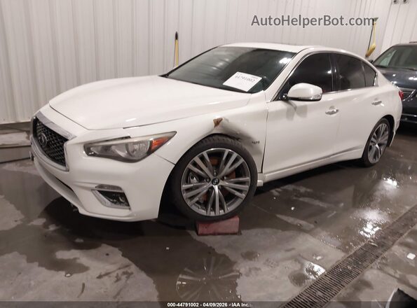 JN1EV7AR4HM831716 2017 INFINITI Q50 White Front left