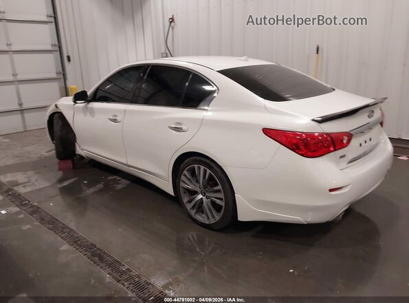 JN1EV7AR4HM831716 2017 INFINITI Q50 White Rear left
