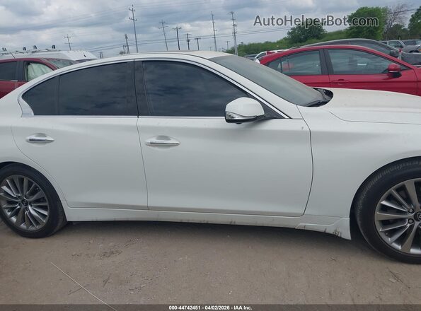 JN1EV7BPXPM510498 2023 INFINITI Q50 White 