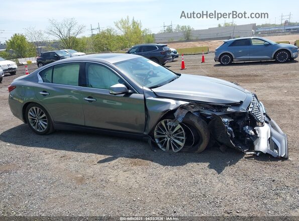 JN1EV7BR7PM543573 2023 INFINITI Q50 Gray უკანა სალონის ხედი