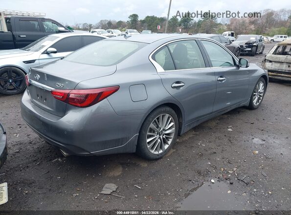 JN1EV7BR8NM342066 2022 INFINITI Q50 Серый Задняя правая четверть
