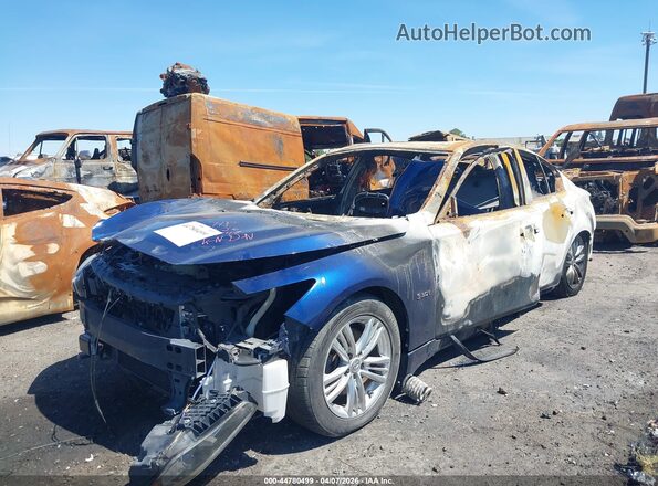 JN1FV7AP9HM850202 2017 INFINITI Q50 Синий Передняя левая четверть