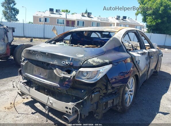 JN1FV7AP9HM850202 2017 INFINITI Q50 Синий Задняя правая четверть