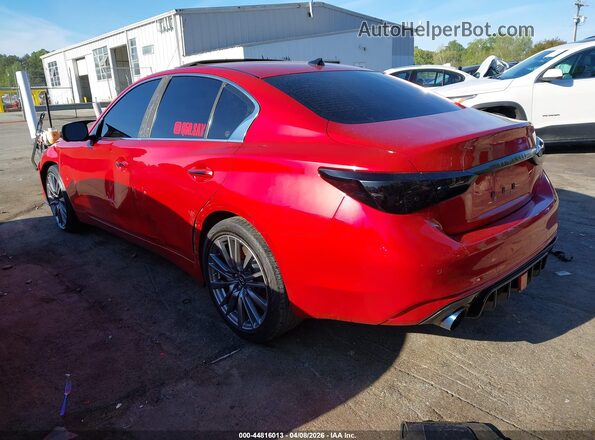JN1FV7AR2KM800685 2019 INFINITI Q50 Красный Задняя левая четверть