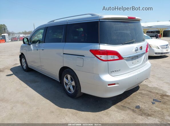 JN8AE2KP4H9170109 2017 NISSAN QUEST Silver Задня ліва чверть