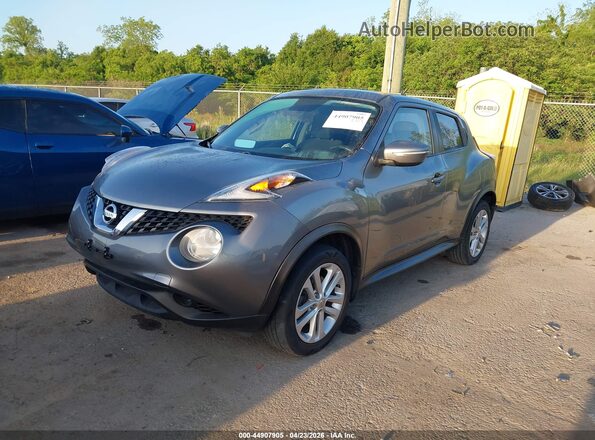 JN8AF5MR0HT703136 2017 NISSAN JUKE Серый Передняя левая четверть