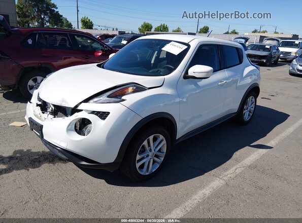 JN8AF5MR1HT703002 2017 NISSAN JUKE Белый Передняя левая четверть