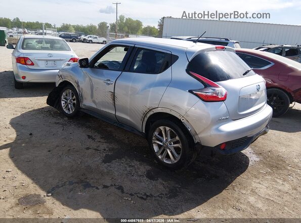 JN8AF5MV7HT751827 2017 NISSAN JUKE Серебряный Задняя левая четверть