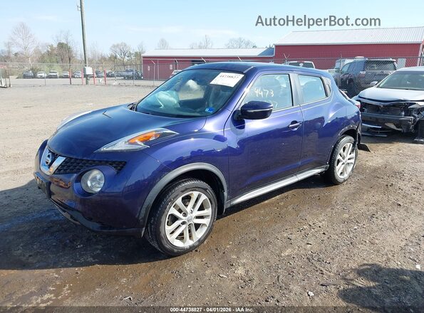 JN8AF5MV7HT754095 2017 NISSAN JUKE Blue Передня ліва чверть