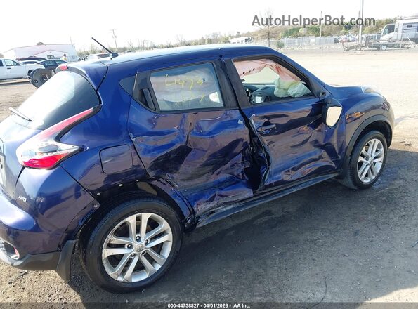 JN8AF5MV7HT754095 2017 NISSAN JUKE Blue Вид спереду