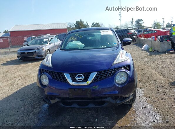 JN8AF5MV7HT754095 2017 NISSAN JUKE Blue Вид задньої частини салону