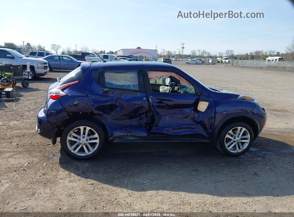 JN8AF5MV7HT754095 2017 NISSAN JUKE Blue Панорамний вид салону 360°