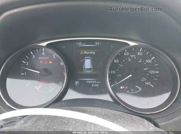 JN8AT2MT5GW010384 2016 NISSAN ROGUE Gray Вид задніх сидінь