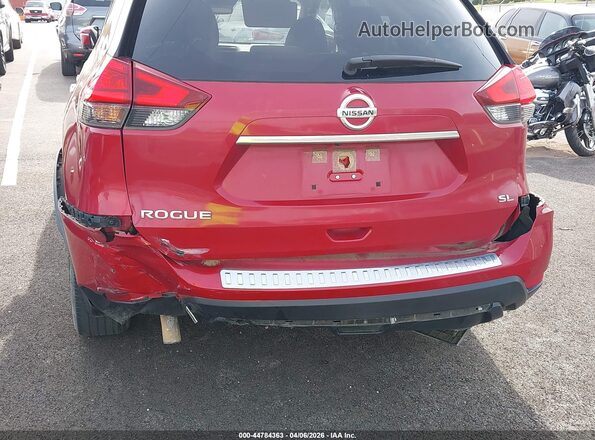 JN8AT2MT7HW399952 2017 NISSAN ROGUE Burgundy Front view