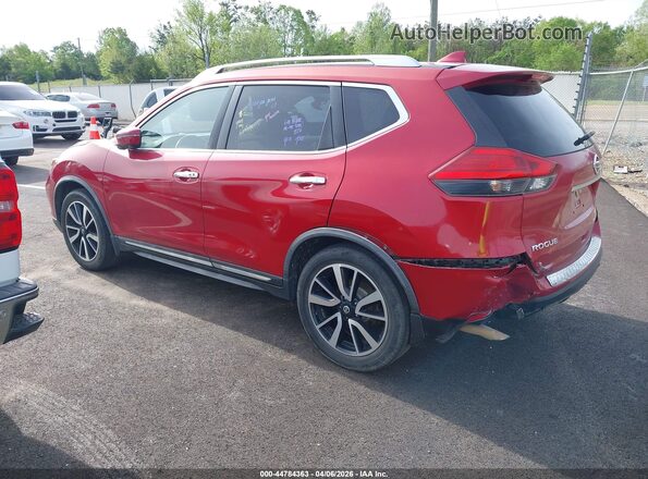JN8AT2MT7HW399952 2017 NISSAN ROGUE Burgundy Rear left