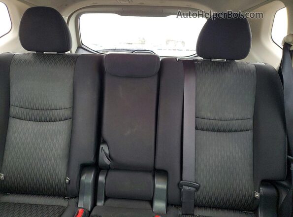 JN8AT2MV3LW102007 2020 NISSAN ROGUE Black უკანა სავარძლების ხედი