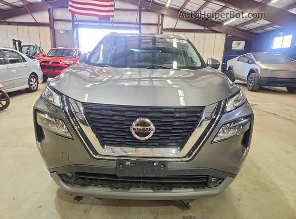 JN8AT3CBXMW239573 2021 NISSAN ROGUE Gray Դիմացի տեսք