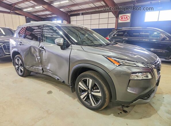 JN8AT3CBXMW239573 2021 NISSAN ROGUE Gray Առջևի աջ