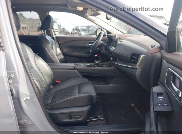 JN8AT3DC2MW105468 2021 NISSAN ROGUE Gray Вид салону спереду