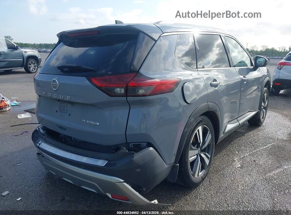 JN8AT3DC2MW105468 2021 NISSAN ROGUE Gray Задня права чверть