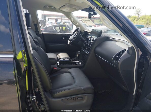 JN8AY2AC1N9160431 2022 NISSAN ARMADA Black Вид салону спереду