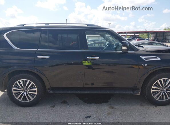 JN8AY2AC1N9160431 2022 NISSAN ARMADA Black Вид задньої частини салону