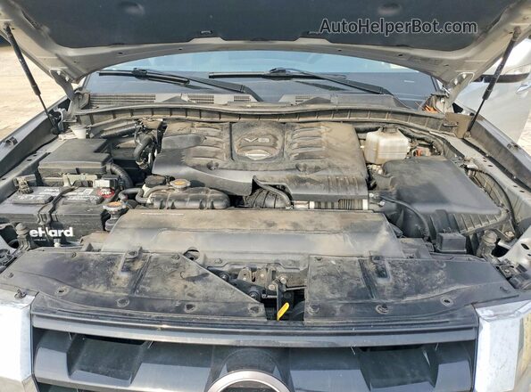 JN8AY2AC2M9145659 2021 NISSAN ARMADA Silver Вид задньої частини салону