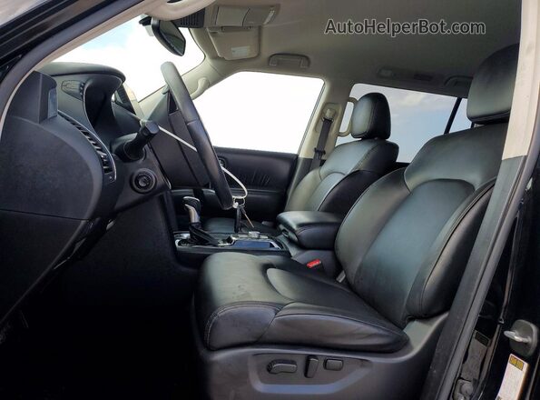JN8AY2AC5P9180779 2023 NISSAN ARMADA Black Вид салону спереду
