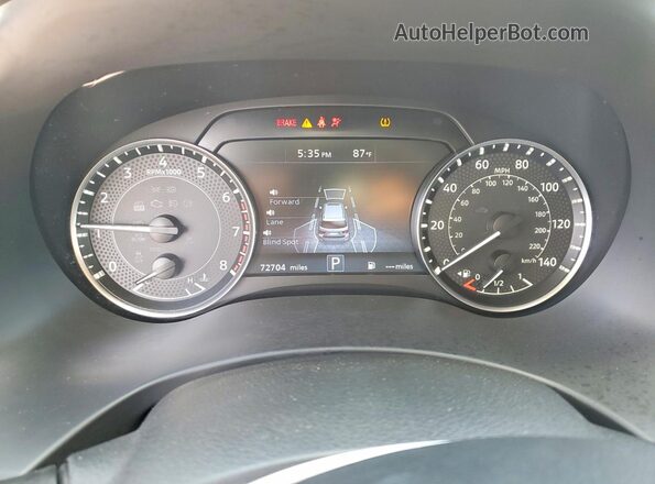 JN8AY2AC5P9180779 2023 NISSAN ARMADA Black Вид щитка приладів