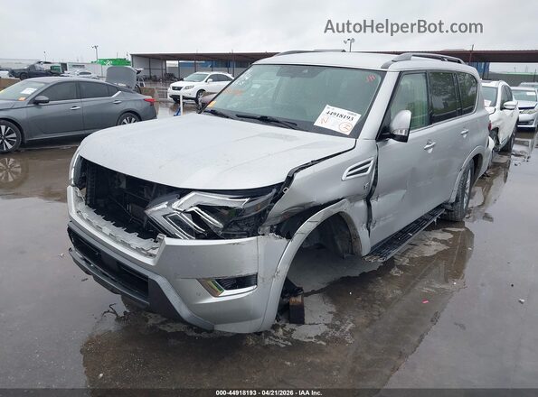 JN8AY2AC7M9146192 2021 NISSAN ARMADA Silver Przód lewy
