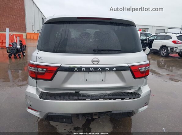 JN8AY2AC7M9146192 2021 NISSAN ARMADA Silver 