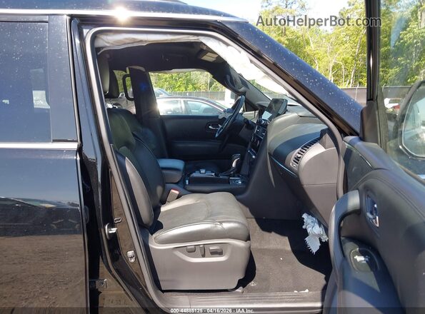 JN8AY2BAXP9401919 2023 NISSAN ARMADA Черный Вид салона спереди