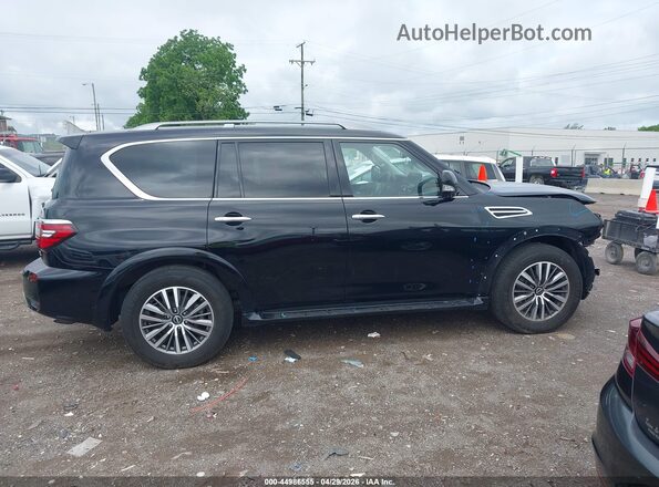 JN8AY2BC9P9182436 2023 NISSAN ARMADA Black Vista interior trasera