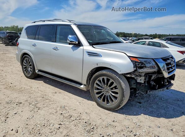 JN8AY2CC8P9184161 2023 NISSAN ARMADA Silver Front right